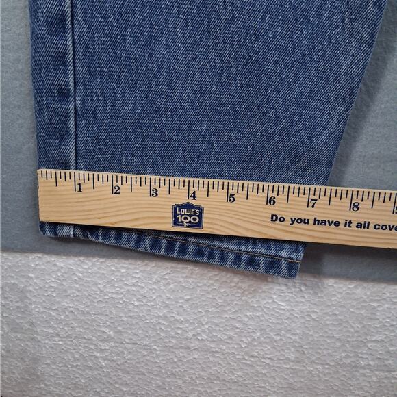 Eddie Bauer Mom Blue Jeans Women's 12 100% Cotton Hi-Rise Denim Vintage - Picture 12 of 13